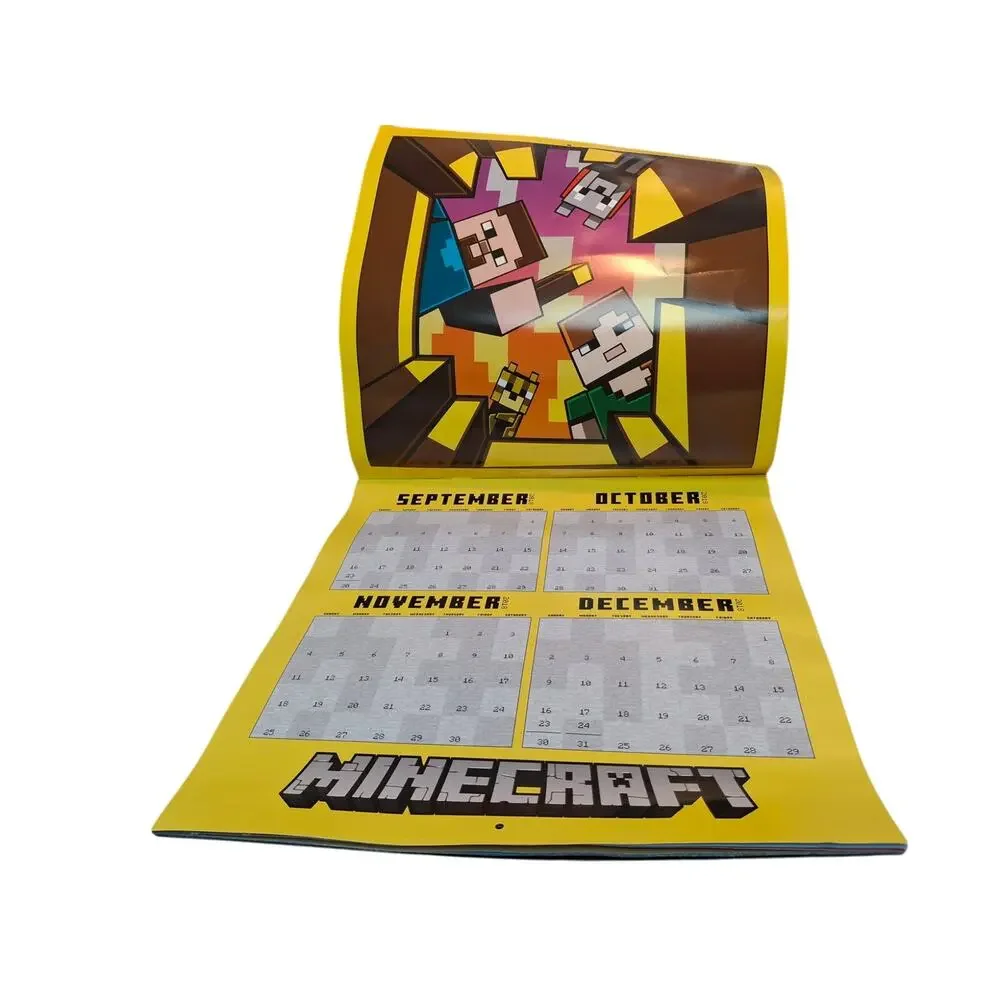 Mojang Minecraft Sept 2018 to December 2019 12 x 12 Hanging Wall Calendar
